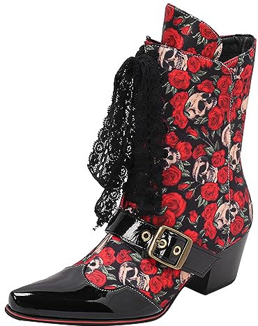 Stivali con Zeppa Stivali Donna Texani Estivi con Cerniera Scarpe Impermeabili Donna Stivali Texani Donna Bianchi Stivali Donna Invernali Stivali Alti Neri Pelle Stivali Biker
