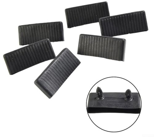 Premium Ersatz Kunststoff Kappenhalter für Lattenrost 6er Set in schwarz
