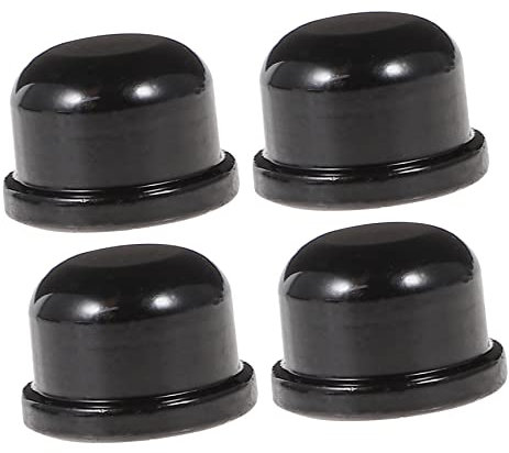 ANDRESLAD Schickes Lampen-endstück-kappen-set 8-teilig Solide Metall-schraubkappen Sicherheitsfunktionen