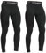 HYCOPROT 2er Pack Kompressionshose Herren Schnelltrocknende Laufhose Sport Baselayer Leggings Atmungsaktiv Baselayer Leggings Trainingshose Funktionsunterhose Tight Hose (Schwarz, M)
