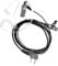 HELION 2 Pin Radio earpiece, Covert Air Tube Earpiece Headset Walkie Talkie Ear-piece with PPT Mic, Walkie Talkie Headset Security Radio Ear-piece Security Bodyguard Head set