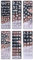Piezas Nail Art Stamping Placas Uñas,Placas Estampacion Uñas con Patrón Mariposa Flor Penacho, Nail Art Estampador para Salón Casa