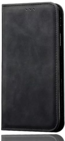 SEAHAI Hülle für ZTE Blade A35e Handyhülle, Premium PU Flip Brieftasche Schutzhülle mit Ständer/Kartenfach/Magnetisch Stoßfeste Lederhülle Ultra-dünn Klapphülle - Schwarz