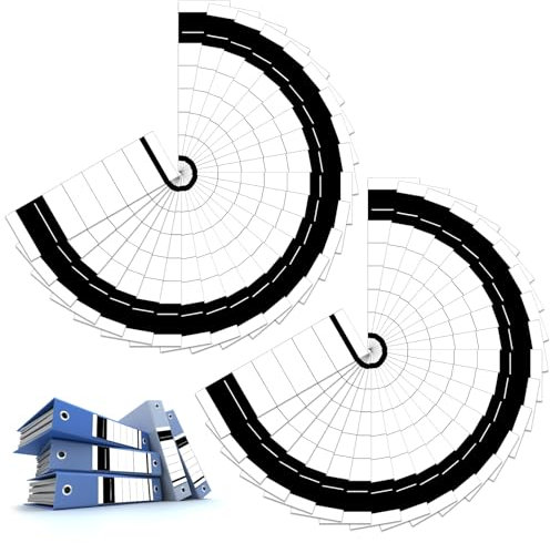 50 Stück Ordnerrücken Selbstklebend, Ordner Etiketten Selbstklebend Schmal, 5.4x19cm Breit Weiß Ordner Rückenschilder für Büro, Bibliothek, Archivierung