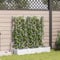 vidaXL Jardinière avec Treillis 3 pcs Blanc 120x40x125.5 cm
