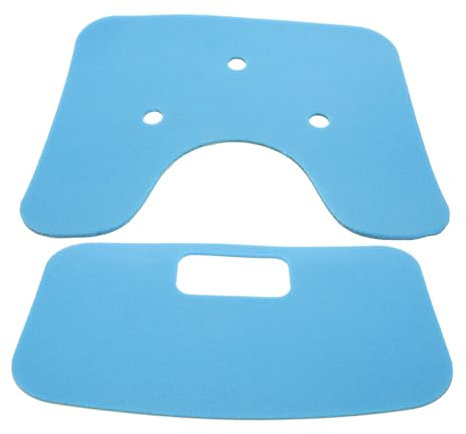 LIFKOME 2 Pièces Coussin de Antidérapant avec Amovible pour Fauteuils de Housse Étanche pour Personnes Âgées Handicapées Femmes Enceintes