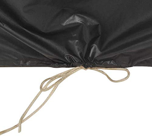 Generatore Cover impermeabile Meteo pesante Protettore di stoccaggio resistente ai raggi UV per la maggior parte dei generatori 5000 10000 watt neri 20x20cm