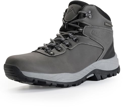 CC-Los Bottes de Randonnée Femme Imperméables Respirantes Antidérapantes | Semelle Caoutchouc Antidérapante, Tige Respirante, Imperméable, Résistant À L’usure, Adapté Randonnée Montagne Tous Terrains