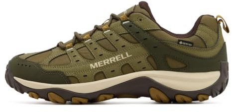 Merrell Men's Accentor Sport 4 Gore-TEX Waterproof Shoes with Suede & Mesh Upper, EVA Midsole & Rubber Outsole (Green, UK Footwear Size System, Adult, Men, Numeric, Medium, 10)