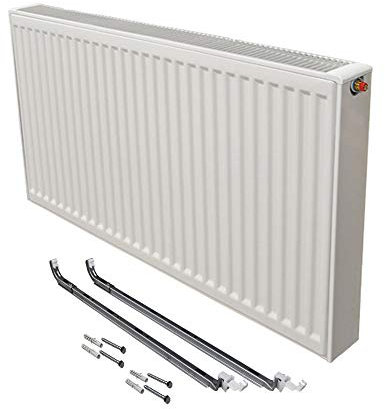 Buderus Logatrend Ventil-Flachheizkörper VC-Profil Typ 22 BH 600 vers. Längen + Halter (BL: 400 mm)