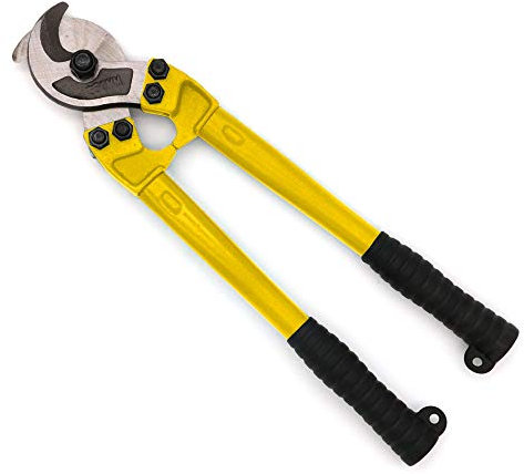 NUZAMAS Tagliacavi per carichi pesanti, 350 mm, per tagliare cavi elettrici in rame e alluminio, fino a 100 mm²