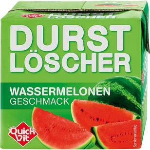 24 Packungen a 500ml Durstlöscher Wassermelone mit Strohhalm Melone