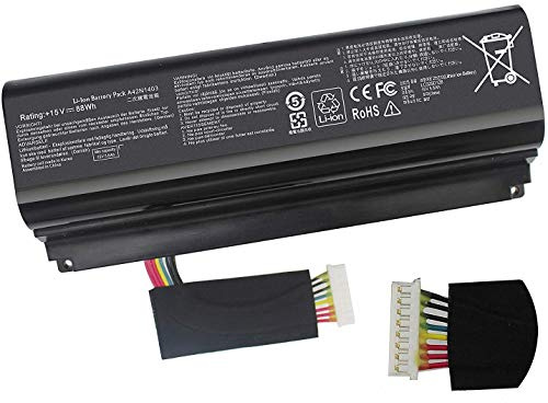 A42N1403 A42LM93 0b110-00290000 4ICR19/66-2 Laptop-Akku | Ersatz für Asus G751 G751J G751JL G751JM G751JT ROG GFX71JY 17.3 inch GFX71JY4710 G751 G751J G751JM Series (15V 88Wh)