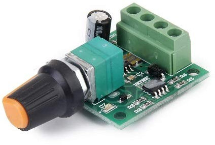 CABLEPELADO Adaptateur régulateur de vitesse du moteur CC | Régulateur de tension | Variateur pour moteur | Supporte une intensité maximale de 2 A et une puissance de sortie maximale : 30 W |