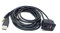 ENJOY-UNIQUE Verlängerungskabel mit 3,5 mm USB Anschluss für Auto AUX Buchse Montagepanel Stecker Klinke Adapter Unterputz