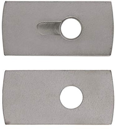 Loboo Idea 2 Packs Edelstahl-Flansch-Set für Schlosser und Schlosser