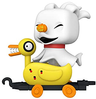 Funko Pop! Disney: Nightmare Before Christmas Train-Zero In Duck Cart - Disney: the Nightmare Before Christmas - Amazon Exclusive - Collectable Vinyl Figure - Gift Idea - Official Merchandise