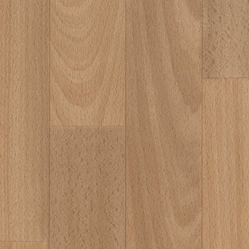 PVC Bodenbelag Meterware Holzoptik Buche CV Belag in 2 und 4 m Breite ideal für Wohnzimmer und Schlafzimmer Vinyl Rollenware mit Schaumrücken | Variante : 2m x 2m