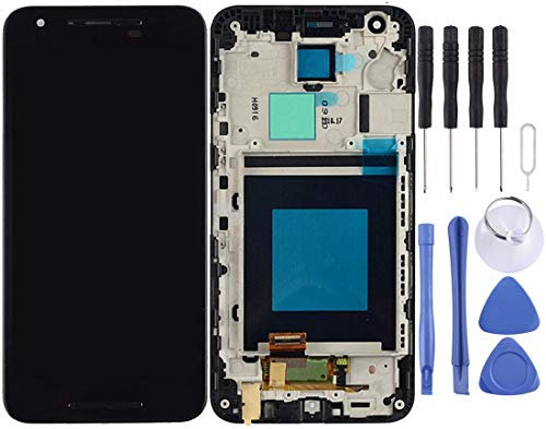 ZAORUN Ersatzteil, LCD Screen und Digitizer Full Assembly mit Rahmen Kompatibel for LG Nexus 5X H791 H790 (Schwarz) Handy Ersetzen Sie Teile (Farbe : Black)