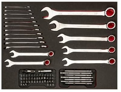 BAHCO Foam 74 Llaves Comb Y Puntas