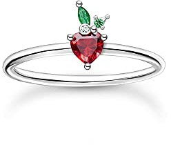 THOMAS SABO Ring Erdbeere silber 925 Sterling Silber TR2350-699-7-54