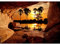 Runa Art Fototapete Afrika Palmen Modern Vlies Wohnzimmer Schlafzimmer - Made in Germany - 308 x 220 cm Orange 9343010b