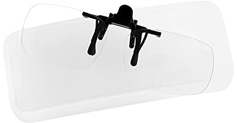 Yogo Vision Blue Light Clip On Computer Glasses Video Gaming Glasses Easy Fit Digital Eyestrain Fatique Dry Eyes Relief Eye Protection (1 Pack)