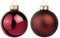 Deco Woerner Weihnachtskugeln weinrot 6cm 24 St Christbaumkugeln Glaskugeln Christbaumschmuck