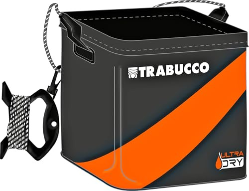 Trabucco Il Contenitore Ultra Dry Drop Bucket Dotato di Una Corda Lunga 6 Metri per prelevare Acqua Anche dall'alto. SPEDIZIONE e reso GRATUITI Contenitore Ultra Dry Drop Bucket