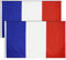 2 Piezas 90 x 150 cm Bandera de Francia Grande con Anillos Duraderos.Flag al Francés para el Festival Europeo de Fútbol Decoración de Interiores.Bandera Francesa/French Flag