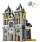 Reobrix 66027 mittelalterliche Kirche Klemmbausteine mit LED-Licht, 3468 PCS MOC Bausteine Mit Disco-Funktion, kreatives Geschenke für Jugendliche und Erwachsene Bausteineset