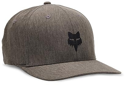Fox Racing Herren Standard Fox Head Select Flexfit Mütze, Schwarz/Anthrazit, S