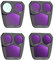 K&F Concept Mavic 3 PRO ND Filter, 4 Stück ND8, ND16, ND32, ND64 Filter Kompatibel mit DJI Mavic 3 Pro,Mavic 3 Pro Cine