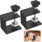 EEEKit 2Pcs C-Clamp, Heavy Duty C-Clamp Base Stand Stainless Steel Tiger Clamp, Drawer Front Clamp Metal Desk Mounting Clamp for Woodworking Fixed Repair Home Improvement