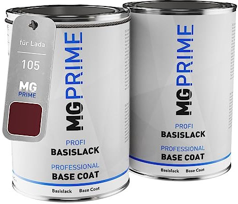 MG PRIME Autolack Set Dose spritzfertig für Lada 105 Frankonia Metallic Grundlack + Basislack 2,0 Liter 2000ml
