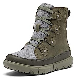 Sorel Damen Explorer Joan Wp Mode-Stiefel, Stone Green Alpine Tundra Explorer Next Joan, 38 EU