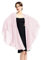 BEAUTELICATE Chiffon Schal Stola Bolero Damen Für Abendkleid Festlich Hochzeit Braut Frühling Sommer Jacke (Pale Pink,Einheitsgröße)