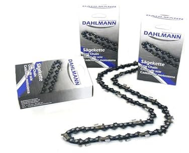 DAHLMANN 3x DAHLAMNN Halbmeißel Sägekette 35 cm für MAKITA Akku Kettensäge DUC353 DUC353Z