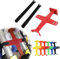 BIUGERCN Protection universelle pour fourche de moto 28,4 cm avec 2 sangles Velcro pour motocross Enduro Rouge