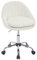 WOLTU Homeoffice Stuhl, Bürostuhl ergonomisch, Schminkstuhl drehbar, Drehstuhl mit Rollen, Schreibtischstuhl 150 kg belastbar, für Arbeitszimmer Schlafzimmer, Samt, Beige, BS167cm