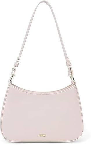 HXSZHOI Handtasche Damen Klein, Hobo Bag Damen, Y2k Tasche, Shoulder Bag for Women, PU Leder Schultertasche Damen Klein Handtaschen mit Zwei Schultergurte für Frauen Dating Party Einkaufe (weiß)