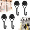 KARELLS Ganci Magnetici Extra Resistenti, Gancio Magnetico, 4 pezzi Ganci Magnetici Potente, Magnete Con Ganci, Ganci Magnetici Neodimio, Calamite Potenti, per Cucina, Camera da Letto, Ufficio, Nero