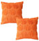 Horuili® Funda de Cojín de Otoño y Halloween 45x45 cm, 2 Piezas, Diseño de Calabaza para Sofá, Dormitorio y Sala de Estar, Decoración de Fiesta de la Cosecha