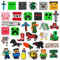 Yangsiw 35 Pcs Mine_craft Shoes Charm,Garden Shoes Cartoon Decoration Charms Pack for Girls Boys and Adult,Bracelet Wristband Charms Party Gifts