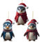 Pinguin zum Sammeln, niedliche Miniatur-Weihnachtsschmuck, Acrylschmuck, Weihnachtsbäume, kreative Dekorationen der Pinguinfamilie, Weihnachtsanhänger für Zuhause oder