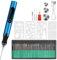 Electric Engraving Pen with 37 Bits, USB Rechargeable Cordless Engraving Machine, Portable DIY Rotary Engraver for Jewelry Wood Glass Stone Carving (Blue)