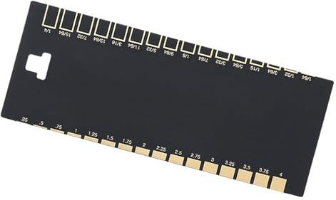 Gitarrensaiten-Höhenlineal, Gitarrensaiten-Messgerät, PVC-Textur, geeignet für Musiker und Gitarrenliebhaber