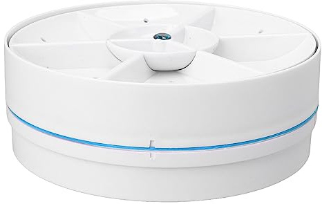 Mini Dishwasher Portable Home Use No Installation Required Ultrasonic Fruit and Vegetable Washer Wireless Charging Sink Design Suitable for Renting Dormitories Camping ABS Material Green