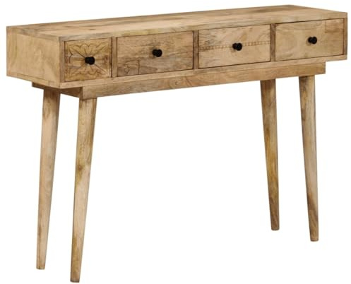 Générique Table Console 110x30x75 cm Bois de manguier Massif,Meubles,Tables,Tables Basses et Tables d'appoint,Tables d'appoint,Brun,19.1 KG,376069