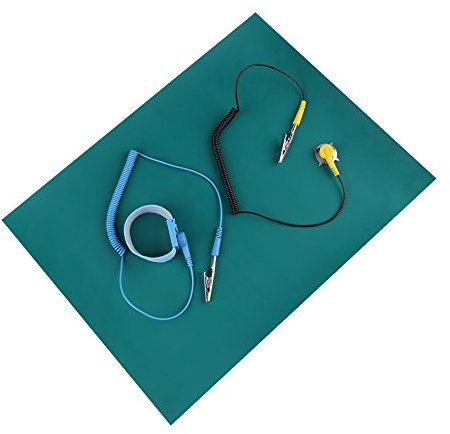 Topincn Antistatik-Armband Antistatik-Innenset mit Erdungskabel für Handgelenk- und Erdungskabel
